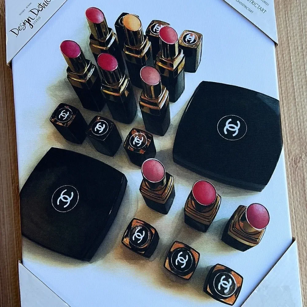 Design District Studio Chanel Makeup Wall Hanging Print